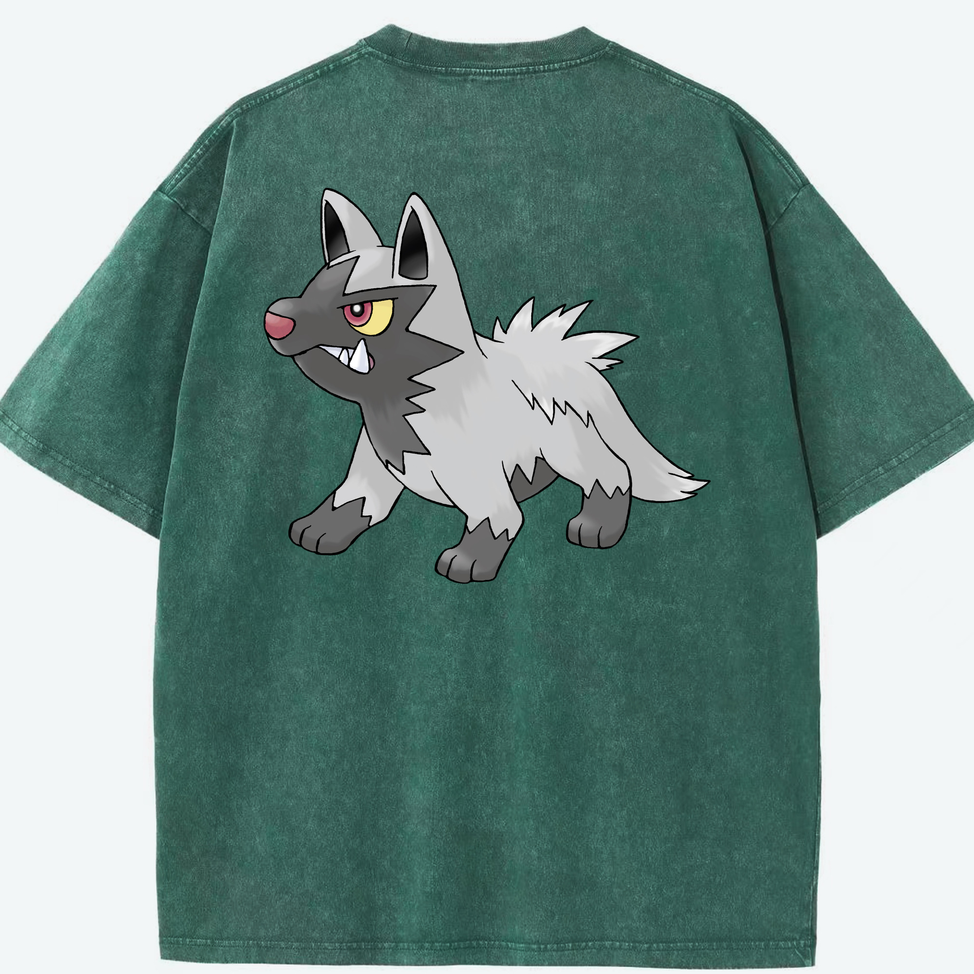 （画像用） ポケットモンスター Pokémon 綿100% ヴィンテージ風 半袖Tシャツ（背面プリント）